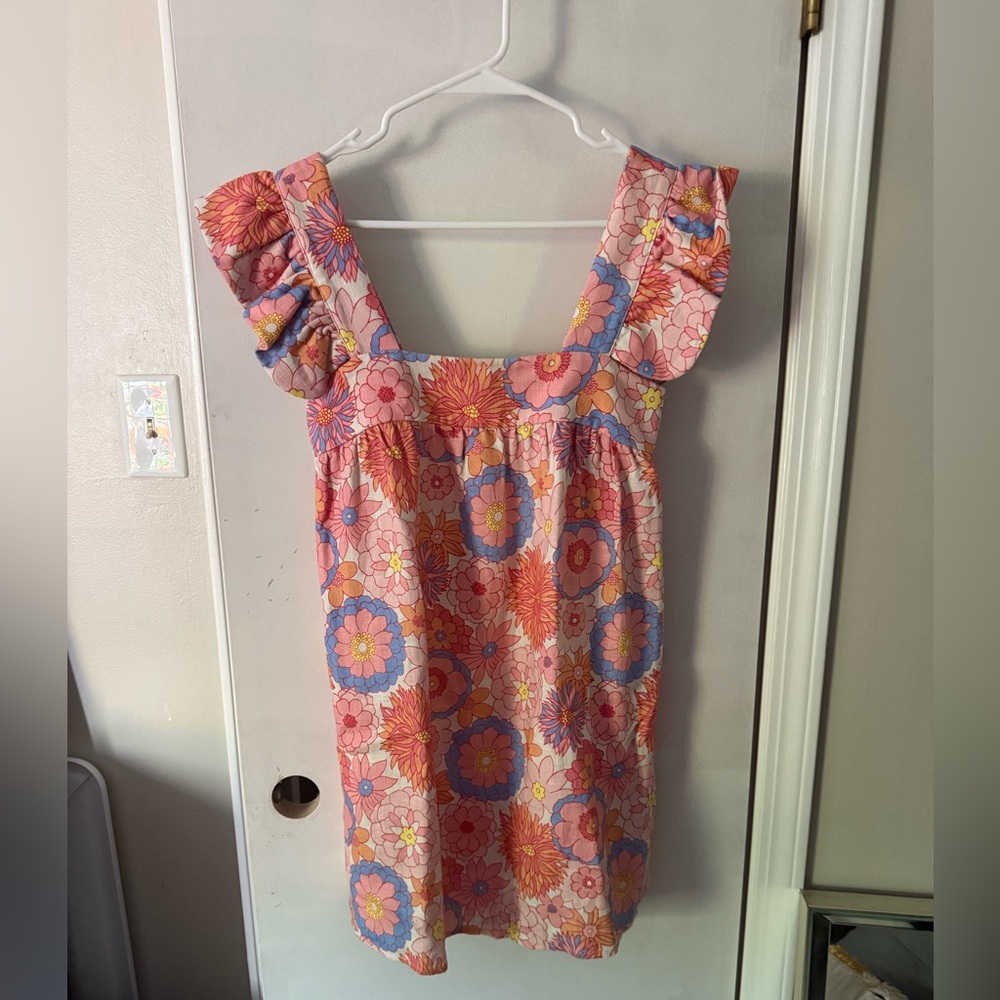Tuckernuck Pink and Orange Floral Dress